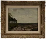 Henry Ward Ranger, Road Through an Open Landscape