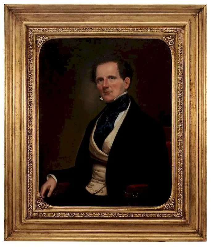 Frederick R. Spencer, Portrait of Francis Tryon, younger brother of Josiah Tryon (1798-1886), a major figure in New York's Underground Railroad, oil on canvas