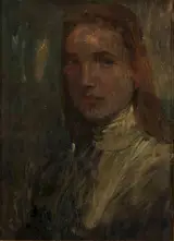 Jan Preisler, Portrait of a Young Girl
