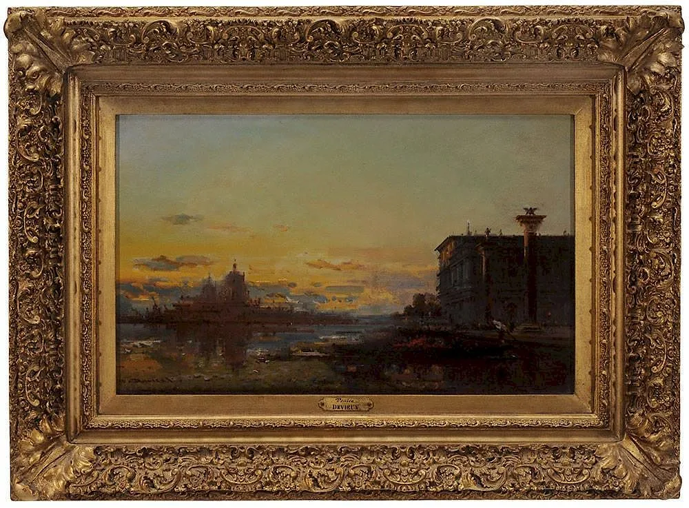 Henri Devieux, Venice, oil on canvas