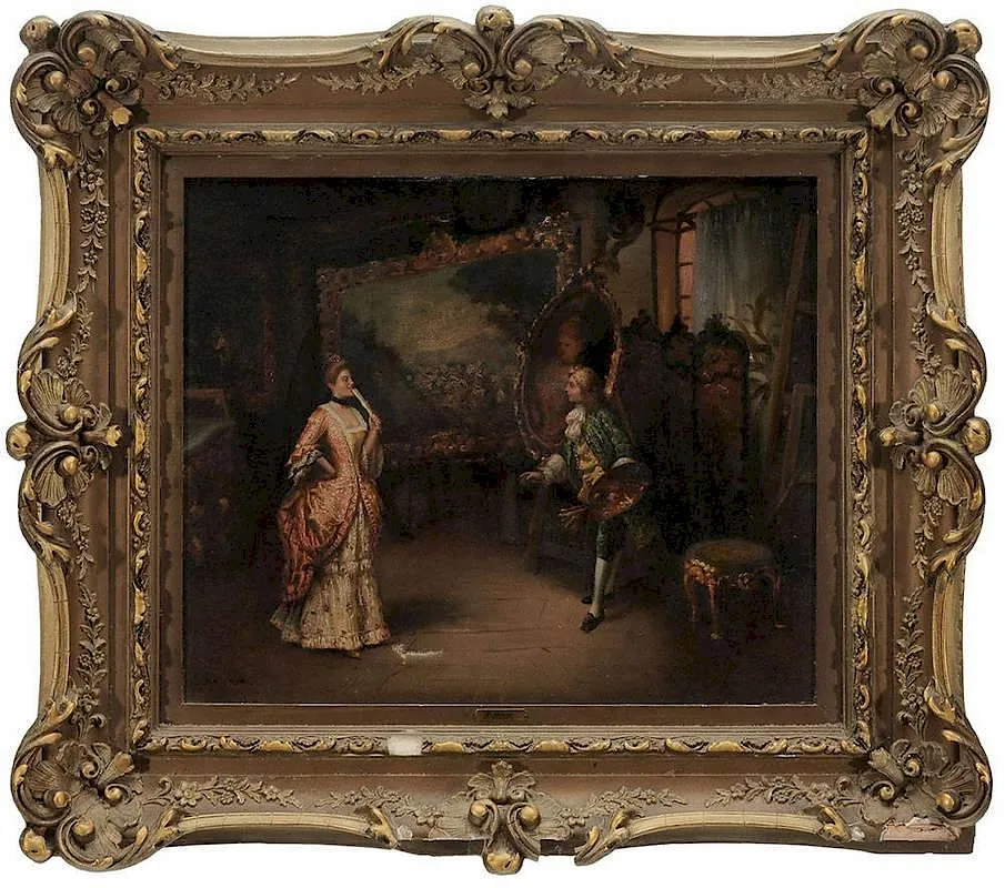 E. Roy, Untitled, oil on canvas