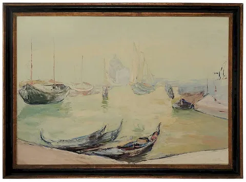 Wlodzimierz de Terlikowski, View of the Grand Canal, Venice, oil on canvas