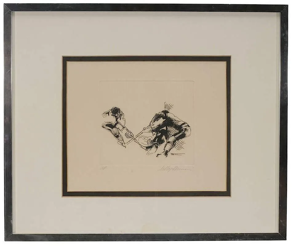 LeRoy Neiman, Goal, 1972, etching
