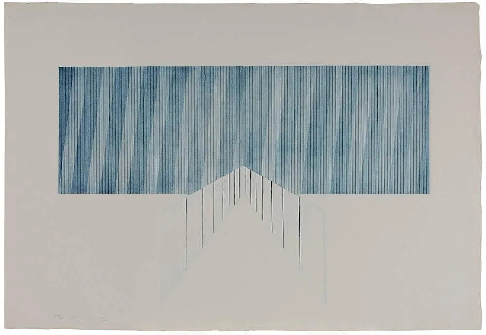 Butterfly Series by Richard Smith, 1972, etching and aquatint, sold Nov 2014