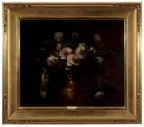 Harry Roseland, Still Life with Asian Figurine