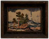 Birger Sandzén, Pine Trees, Colorado