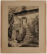 Alfred Heber Hutty, My Doorway on Tradd Street (46 Tradd Street, Charleston, S.C.)