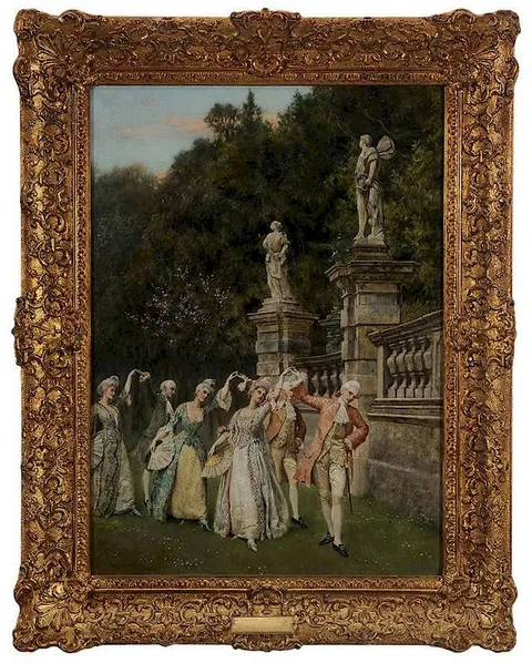 John Collier, The Minuet, 1891, oil on canvas