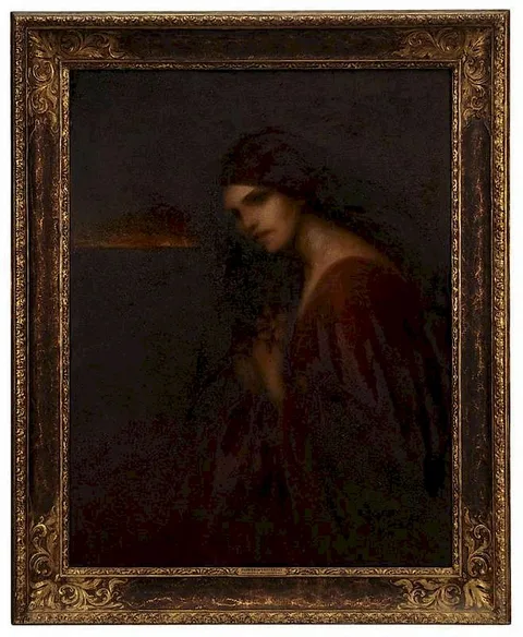 Mary Lizzie Macomber, Flower of Yesterday, 1913, oil on canvas