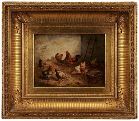 Henri De Beul, Jr., oil on panel