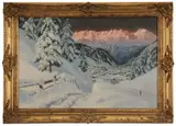 Alois Arnegger, Winter View of Kitzbühel, Austria