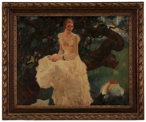 James Montgomery Flagg, The Golf Widow, circa 1930, oil on canvas