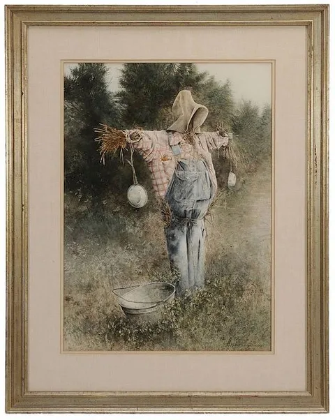Hubert Shuptrine, The Guardian, watercolor on paper