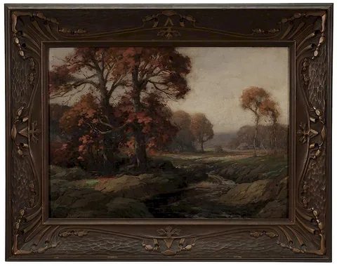 Autumn Eastchester by Walter C. Hartson, 1912, oil on canvas, offered Jul 2014