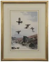 John Cyril Harrison, Grouse Crossing the Burn