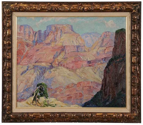 Nellie Augusta Knopf, The Grand Canyon, 1924, oil on canvas