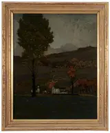 Gustave Cimiotti, Valley at Dusk