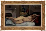 Leon Kroll, Reclining Nude with Reflections