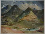 Will Henry Stevens, Farm in a Mountain Landscape, by tradition a view in Leicester, North Carolina