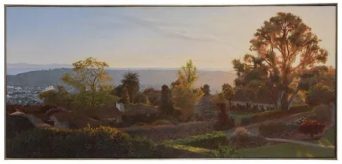 Richard Schloss, California Coast, oil on canvas