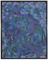 Carl Holty, Untitled, abstract portrait