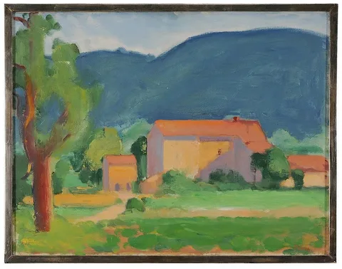 [Maison Basse Luberon] by Paul Resika, 1980, oil on canvas, offered May 2014