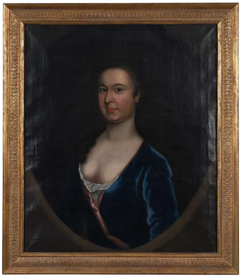 Jane Collins Woodforde by Samuel Woodforde, oil on canvas, sold Feb 2026