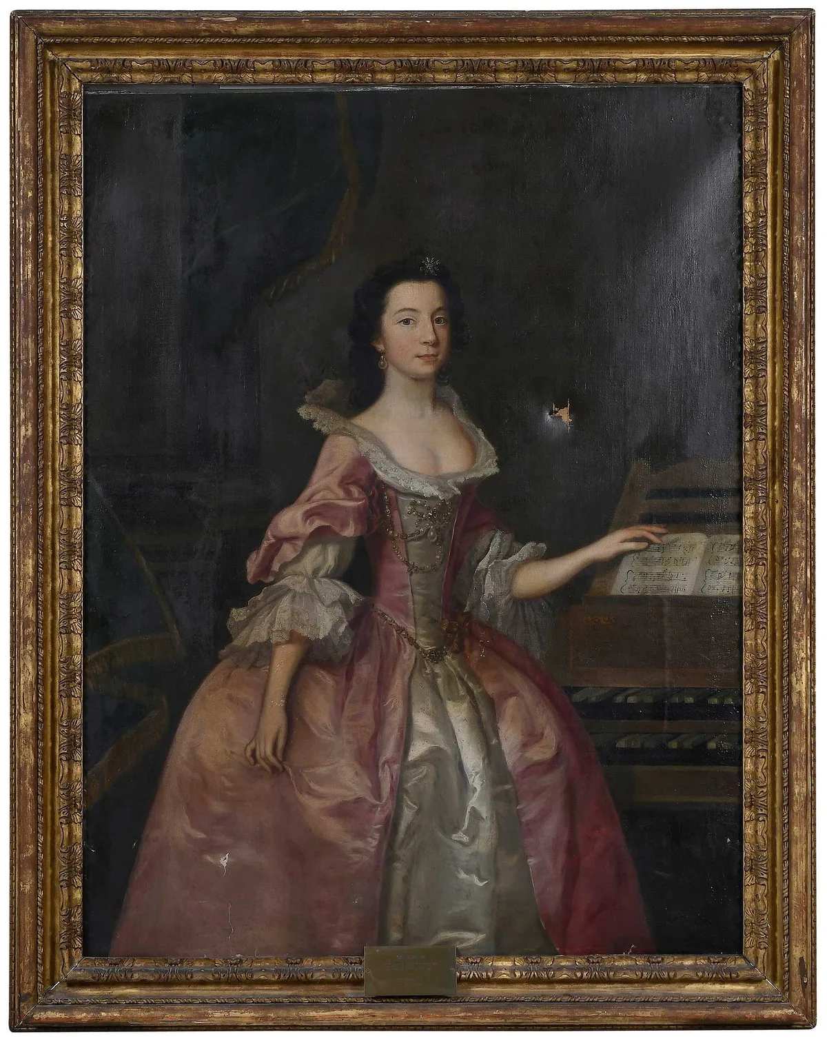 Miss Chaplin by Joseph Highmore, oil on canvas, sold Feb 2026