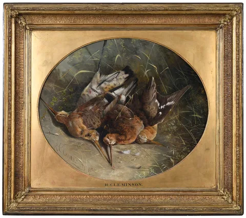 Robert Cleminson, Woodcock, 1885, oil on canvas