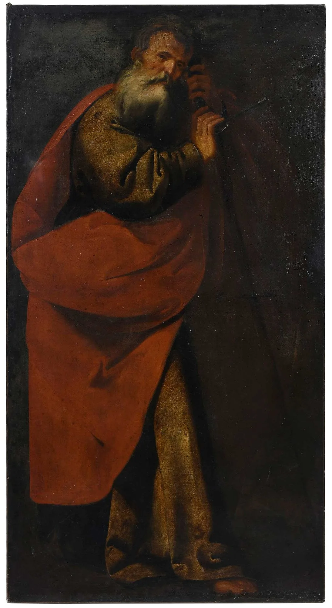 San Pedro by Juan Ribalta, oil on canvas, sold Nov 2025