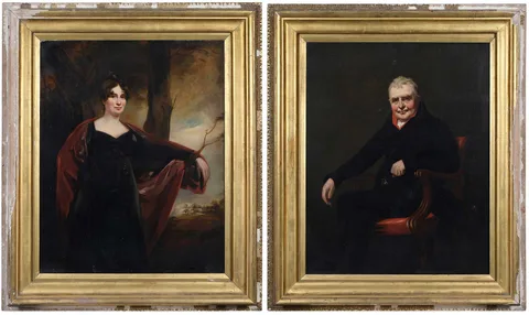 Henry Raeburn, A Pair of Large Portraits, oil on canvas