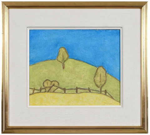 Barker Fairley, Fauve Landscape, oil on Masonite
