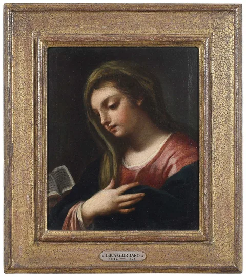 Madonna by Paolo de Matteis, oil on canvas, sold Sep 2025
