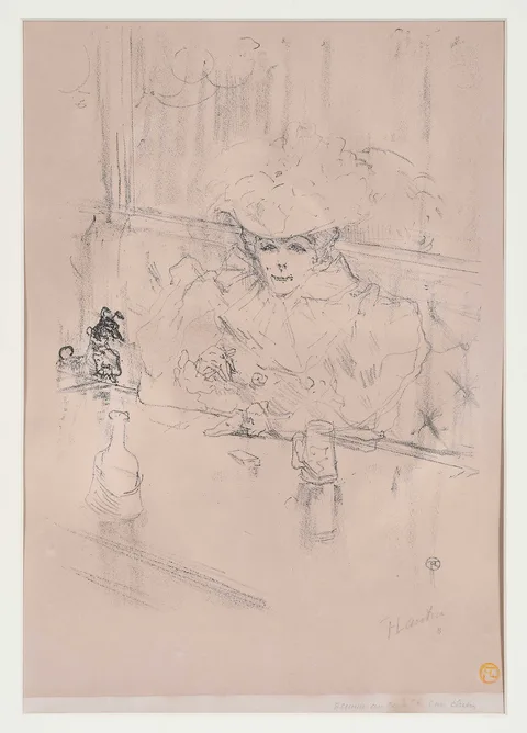 Henri de Toulouse-Lautrec, Au Hanneton, 1898, lithograph on wove paper
