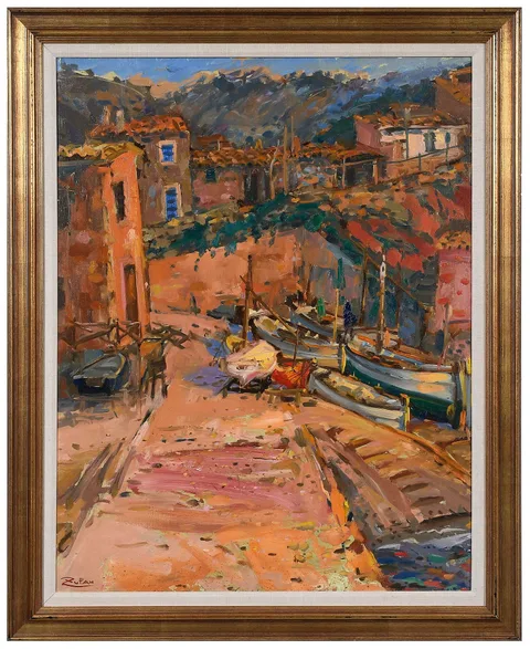 Bruno Zupan, Mallorca, oil on canvas