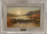 Joseph Farquharson, Sunset and Sheep