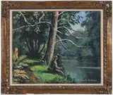 Paul-Émile Pissarro, Pecheur aux Bords de l'Orne