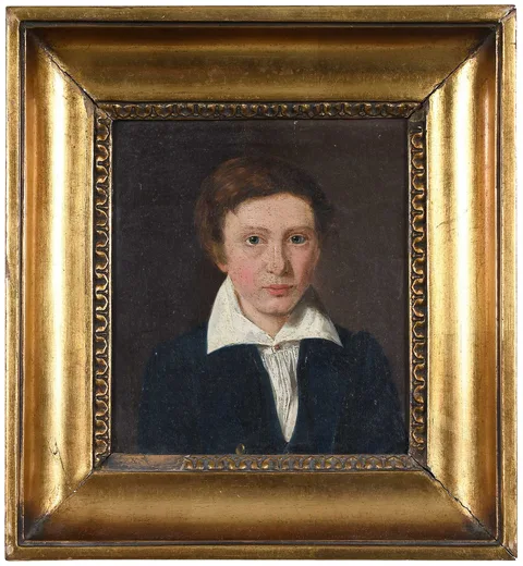 Portrait of a Boy by Christen Købke, oil on canvas, sold Dec 2024
