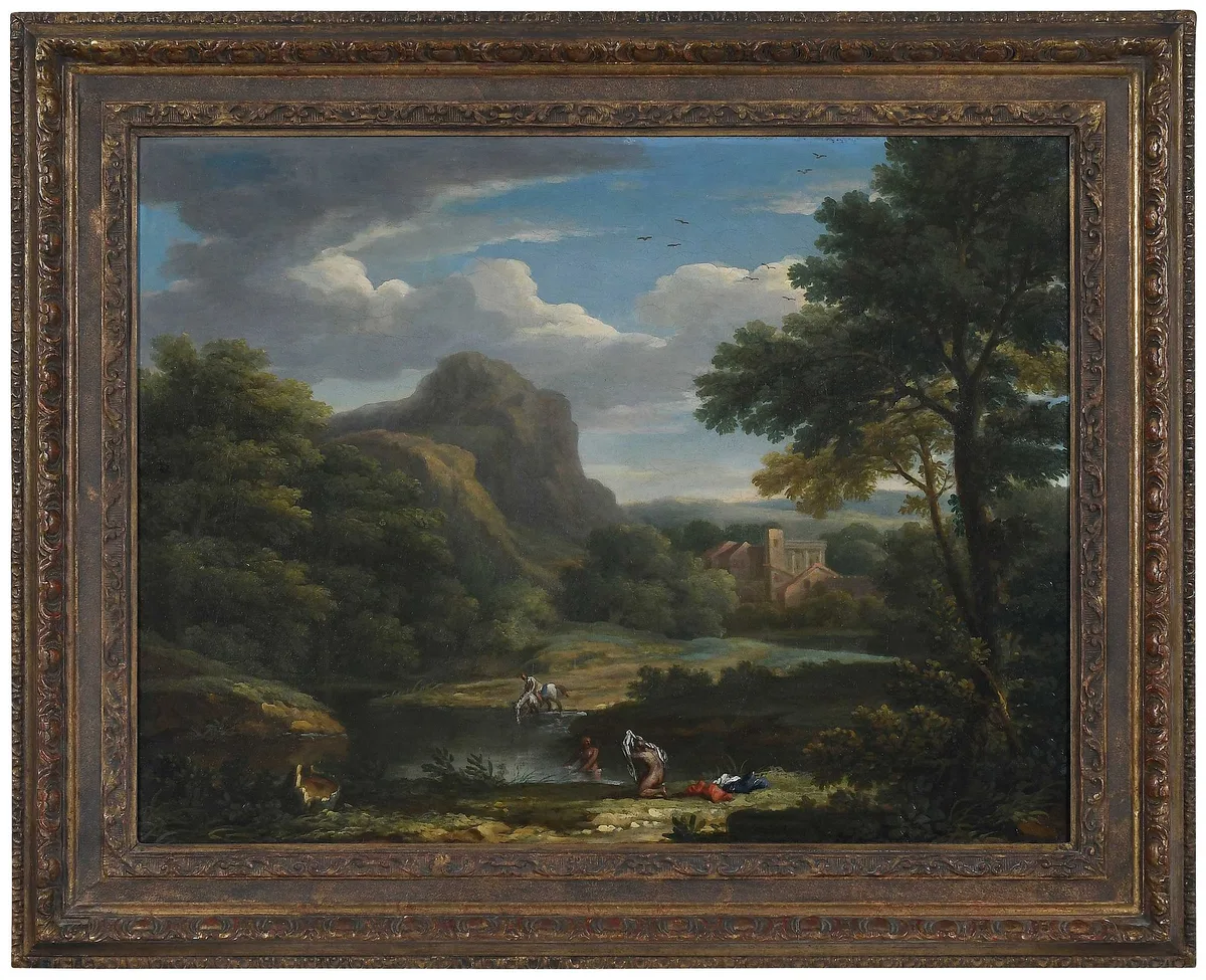 George Lambert, Mountainous Landscape, 1722, "G Lambert pinx./1722," oil on canvas