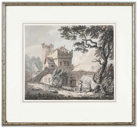 Paul Sandby, R.A., A Pell Tower, circa 1750s, watercolor