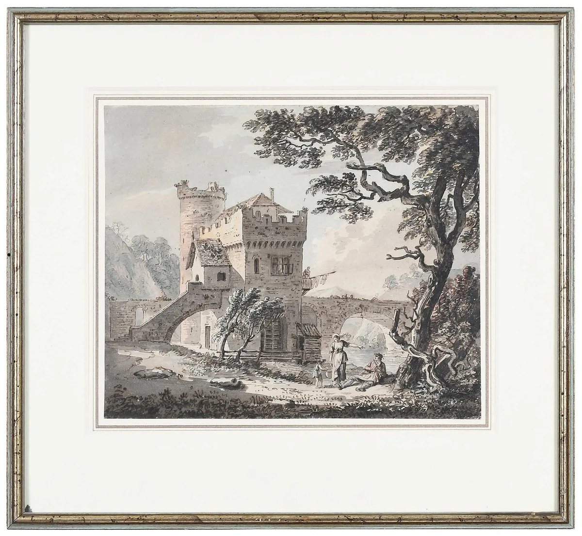 Paul Sandby, R.A., A Pell Tower, circa 1750s, watercolor