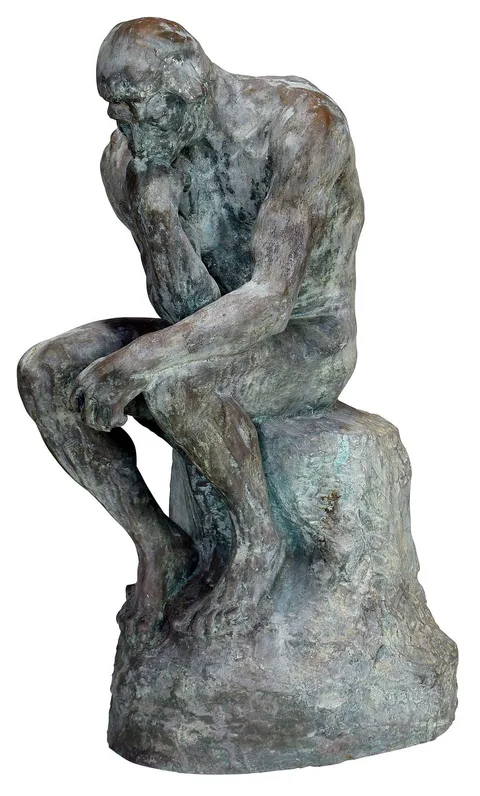 Auguste Rodin, The Thinker, patinated bronze