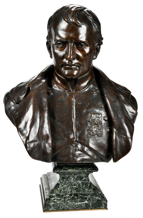 Henri Allouard, Napoleon, patinated bronze