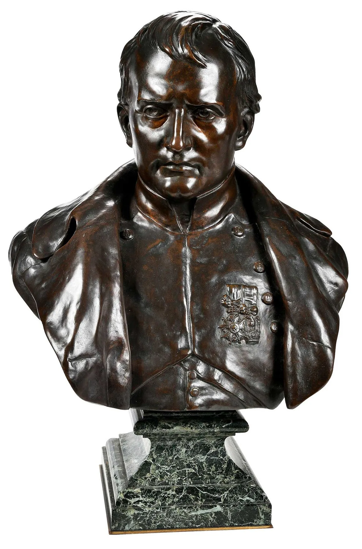 Henri Allouard, Napoleon, patinated bronze