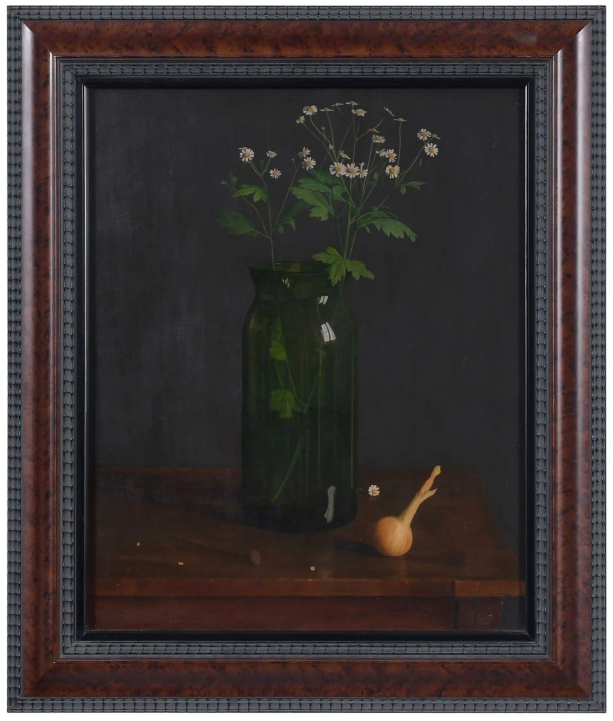 Mark Lijftogt, Still Life with Herbs, 1997, oil on linen