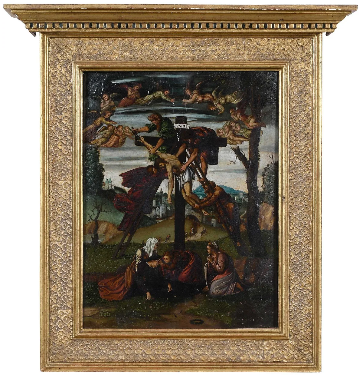 or Raphael by Raphael, oil on panel, sold Mar 2024