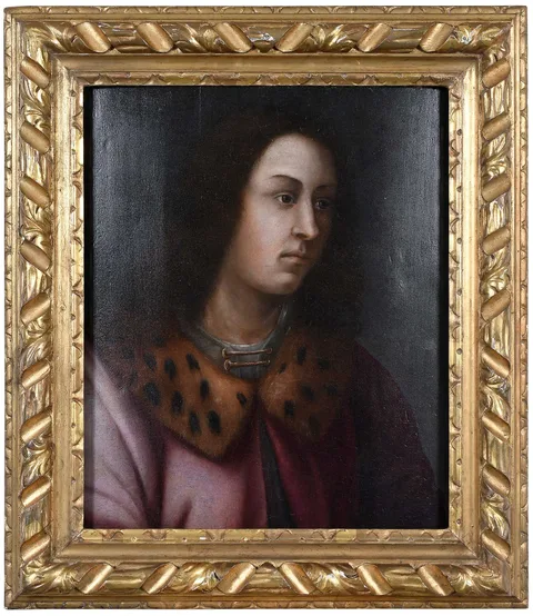 Domenico Puligo, Portrait of Lorenzo di Pierfrancesco di Lorenzo Vecchio de' Medici (1463-1503), oil on panel