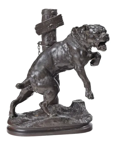 Charles Valton, Passez au Large, patinated bronze