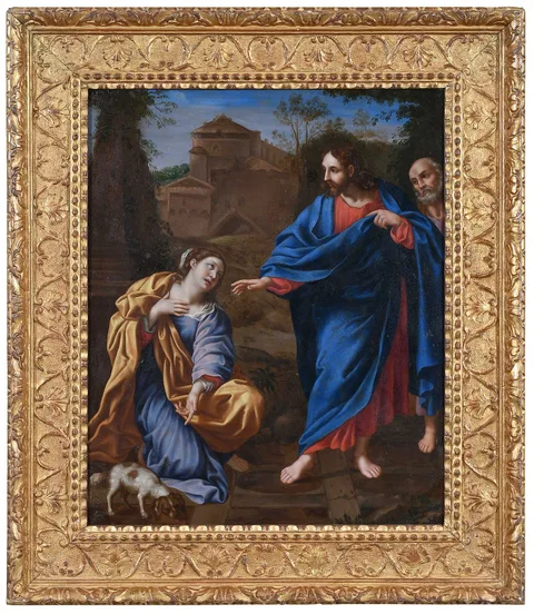 Annibale Carracci, Jesus with the Canaanite Women (Matthew 15:21-28), oil on copper