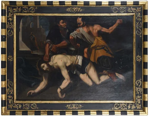 Francesco Vanni, Flagellation of Christ, after copies of a lost 17th century painting, possibly 17th century, oil on linen